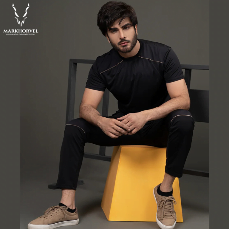 Buy Black Shoulder Stripe Tracksuit For Men in Pakistan