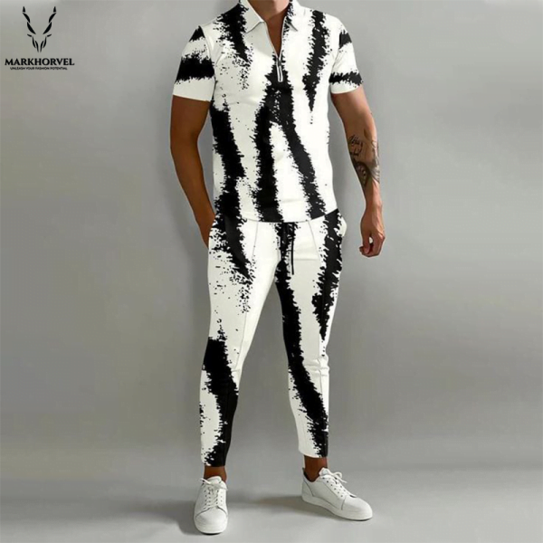 Buy Chic Zebra Print Men Tracksuit in Pakistan