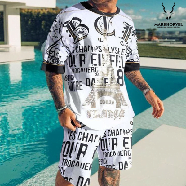 Buy Short Printed Tracksuit for Men in Pakistan