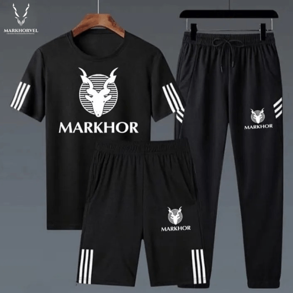 Buy Pack Of 3 Markhor Printed Tracksuits in Pakistan